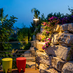 Tall Stainless Steel Warm-White LED Post Light