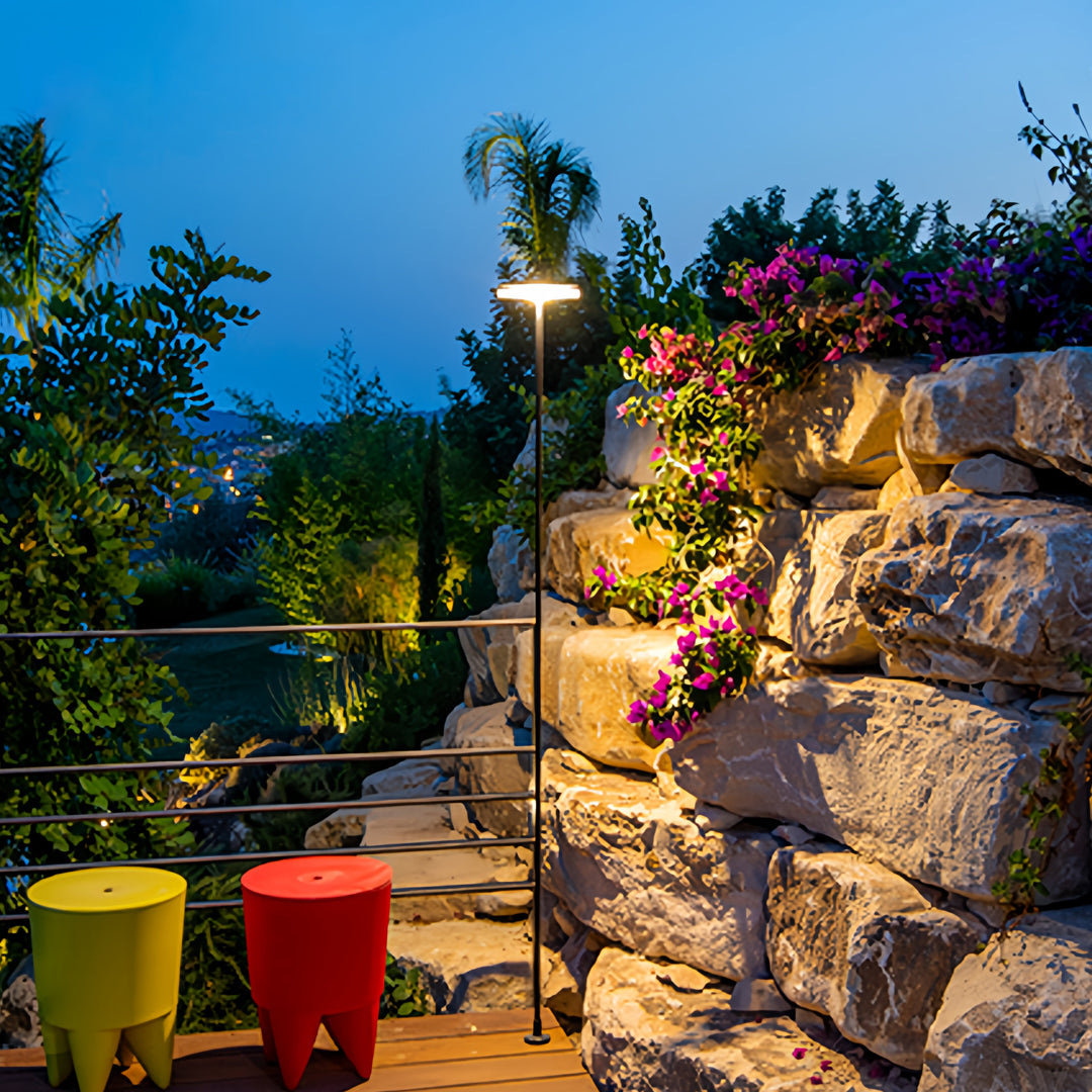 Tall Stainless Steel Warm-White LED Post Light