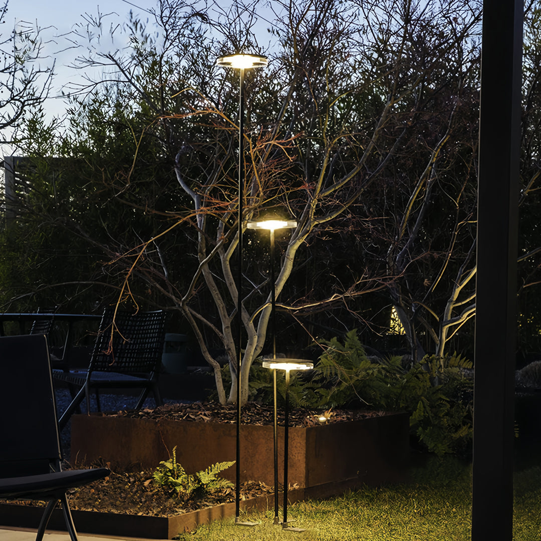 Tall Stainless Steel Warm-White LED Post Light