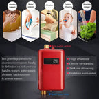 Tankless Water Heater Compact On-Demand Auto Protection