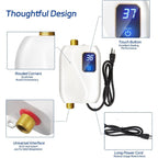 Tankless Water Heater Under-Sink 3000W Digital Display