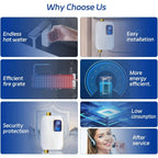 Tankless Water Heater Under-Sink 3000W Digital Display