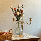 Taper Candle Candelabra Adjustable Arms & Weighted Base