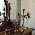 Taper Candle Candelabra Adjustable Arms & Weighted Base