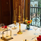 Taper Candle Candelabra Adjustable Arms & Weighted Base