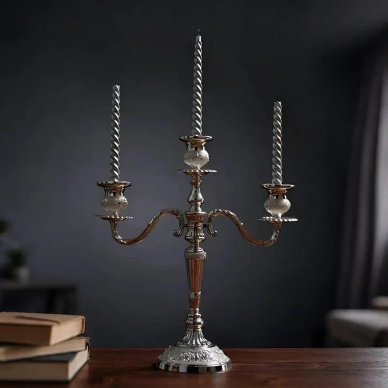 Taper Candle Candelabra Adjustable Arms & Weighted Base