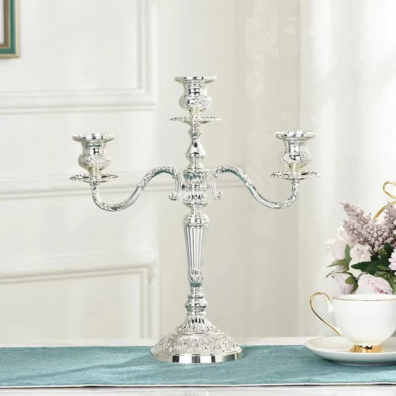 Taper Candle Candelabra Adjustable Arms & Weighted Base