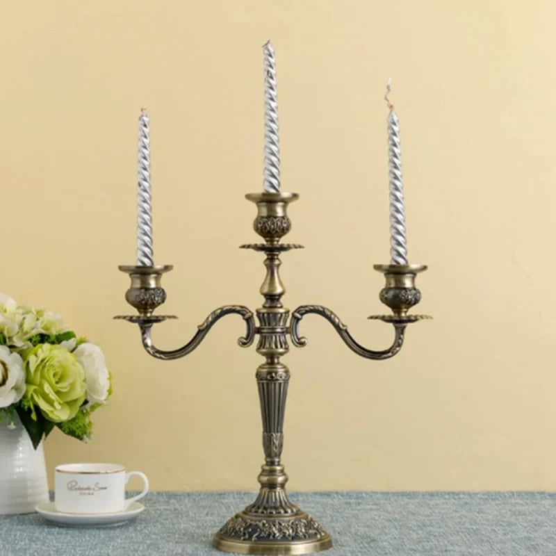 Taper Candle Candelabra Adjustable Arms & Weighted Base