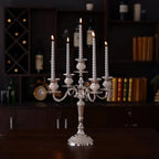 Taper Candle Candelabra Adjustable Arms & Weighted Base