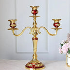 Taper Candle Candelabra Adjustable Arms & Weighted Base