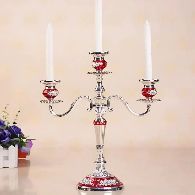 Taper Candle Candelabra Adjustable Arms & Weighted Base