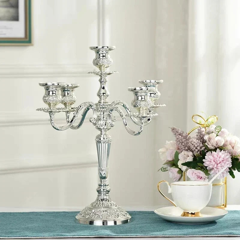 Taper Candle Candelabra Adjustable Arms & Weighted Base