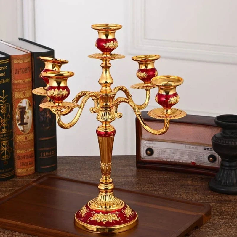 Taper Candle Candelabra Adjustable Arms & Weighted Base