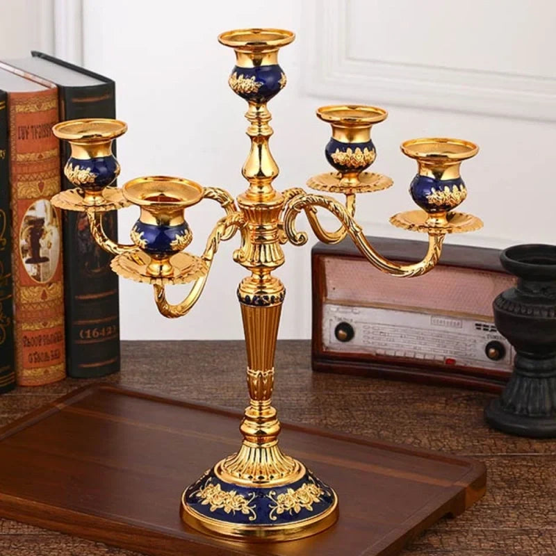 Taper Candle Candelabra Adjustable Arms & Weighted Base