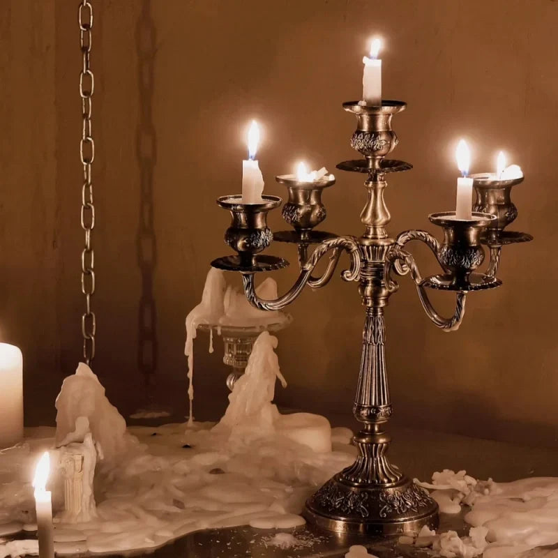 Taper Candle Candelabra Adjustable Arms & Weighted Base