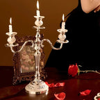 Taper Candle Candelabra Adjustable Arms & Weighted Base