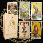 Tarot Deck 78-Card Traditional Artwork & Guidebook