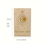 Tarot Deck 78-Card Traditional Artwork & Guidebook