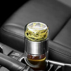 Tea Infuser Bottle Double-Wall Borosilicate Built-In Strainer Leak-Proof Lid