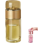 Tea Infuser Bottle Tilt-Brew Control Borosilicate Glass