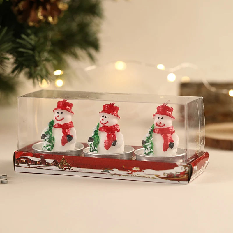 Tea Light Set Festive Figurine & Gift Box