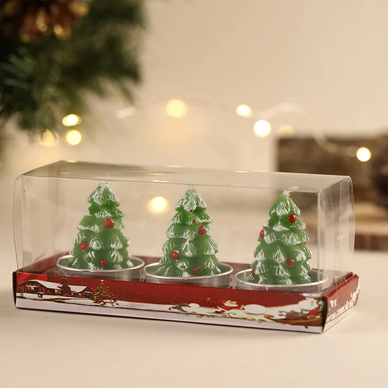 Tea Light Set Festive Figurine & Gift Box