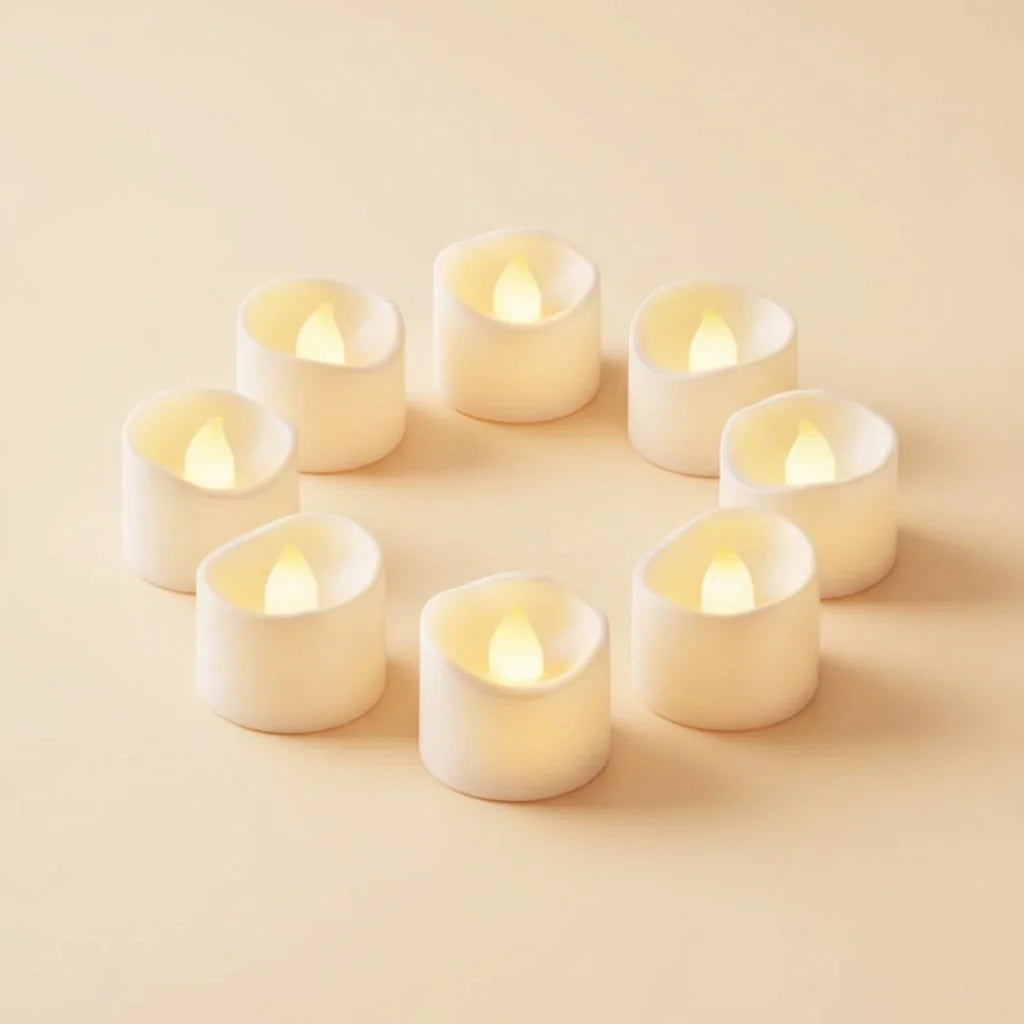 Tea Lights Flameless LED Flickering 24 Pack
