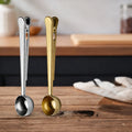 Tea Scoop Stainless Steel 1 Teaspoon Bag Clip