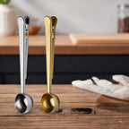 Tea Scoop Stainless Steel 1 Teaspoon Bag Clip
