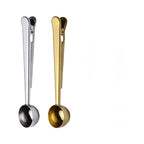 Tea Scoop Stainless Steel 1 Teaspoon Bag Clip