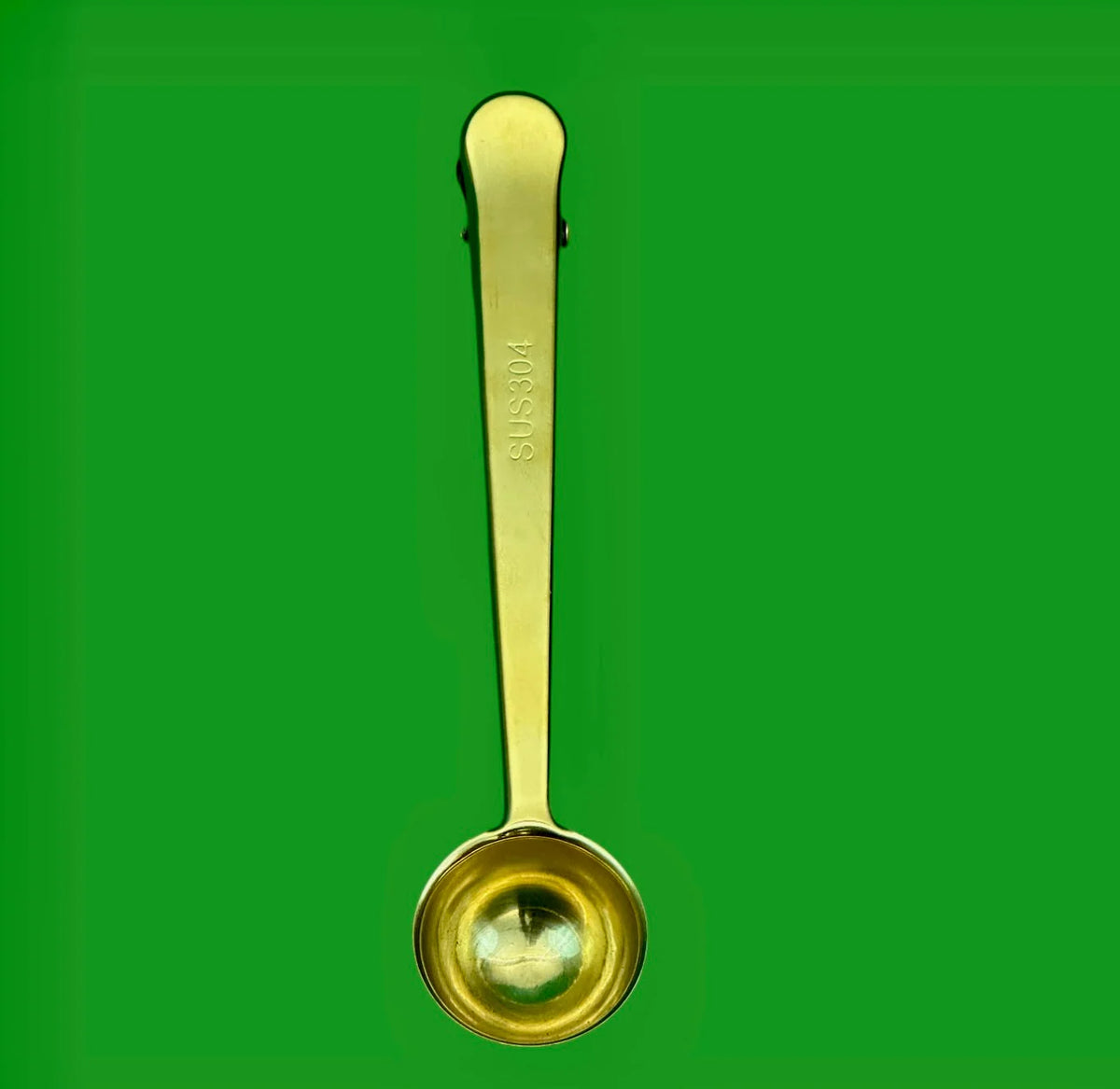 Tea Scoop Stainless Steel 1 Teaspoon Bag Clip