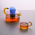 Tea Set Borosilicate Glass Teapot With Integrated Filter