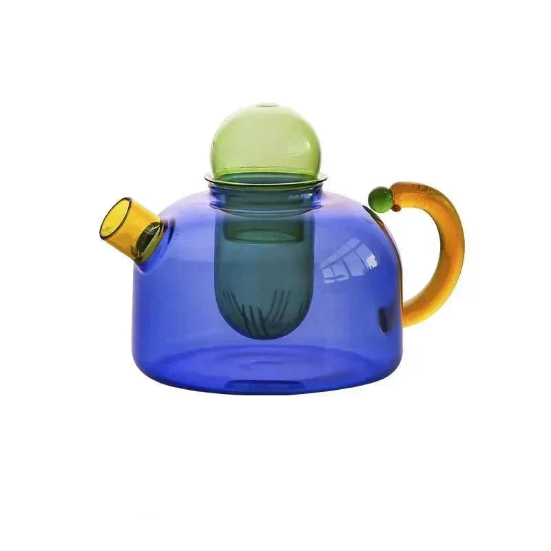 Tea Set Borosilicate Glass Teapot With Integrated Filter