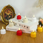 Tealight Candles Flameless LED 3D Wick Remote & Timer