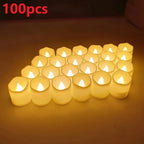 Tealight Candles Realistic Flicker LED Battery Operated