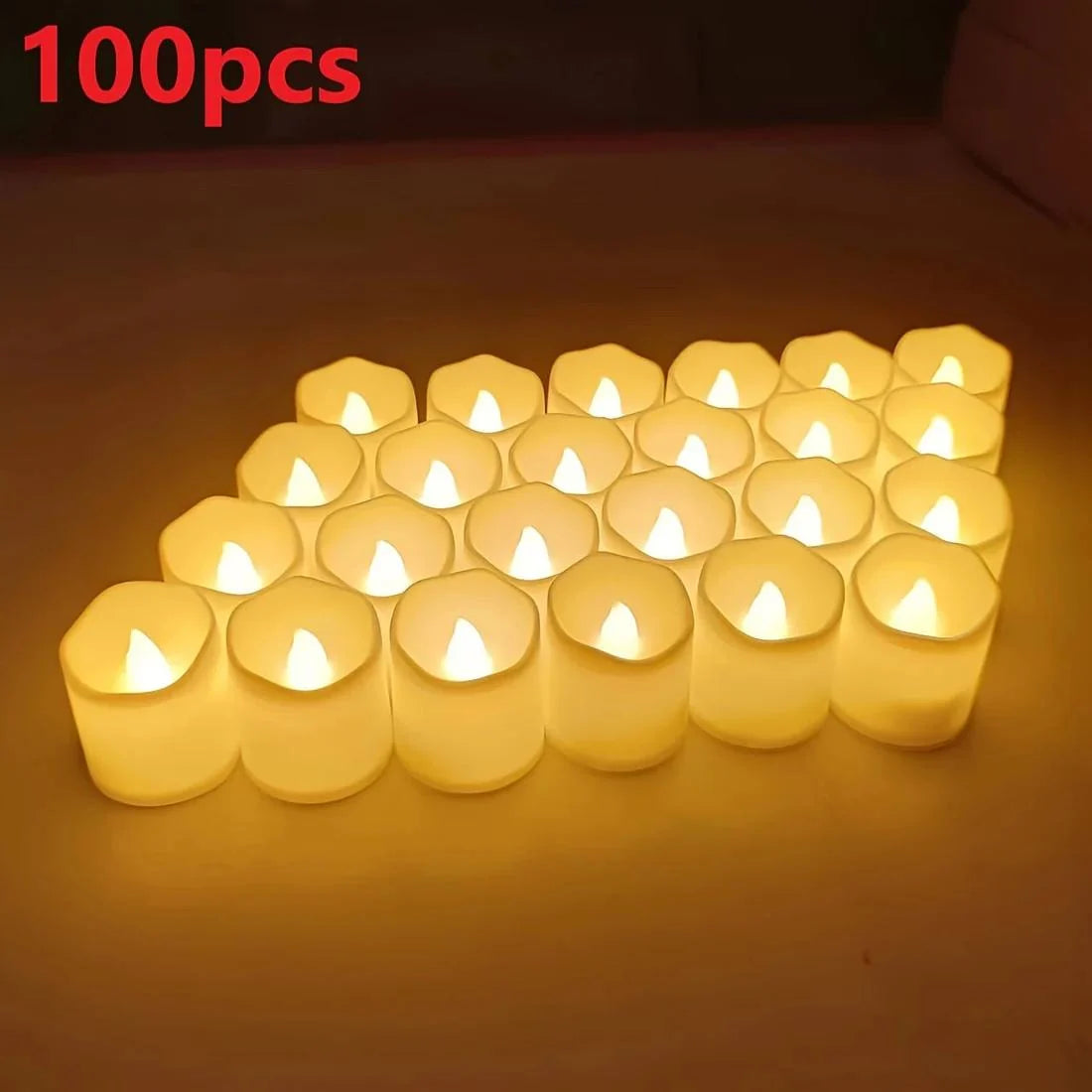 Tealight Candles Realistic Flicker LED Battery Operated