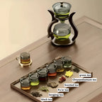 Teapot Heat-Resistant Glass Magnetic Drip & Built-In Filter 600ml