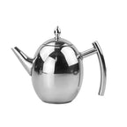 Teapot Stainless Steel Built-In Strainer & Drip-Reducing Spout