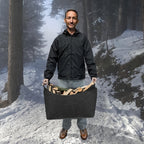 Tear-Resistant Foldable Felt Firewood Basket (55L)
