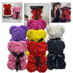 Teddy Bear Foam Roses 9.8 Inch Long-Lasting