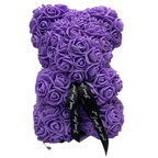 Teddy Bear Foam Roses 9.8 Inch Long-Lasting