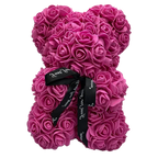 Teddy Bear Foam Roses 9.8 Inch Long-Lasting