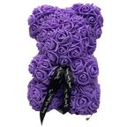 Teddy Bear Foam Roses 9.8 Inch Long-Lasting
