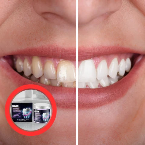 Teeth Whitening Powder Deep Stain Removal & Natural Mint