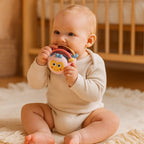 Teething Ball Textured Surface & Movable Rings BPA-Free