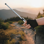 Telescopic Baton Automatic Deployment Non-Slip Grip