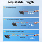 Telescopic Brush Aluminum Handle & 360 Degree Rotating Head