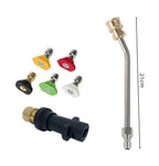 Telescopic Cleaning Pole Adjustable Brass & Stainless Steel