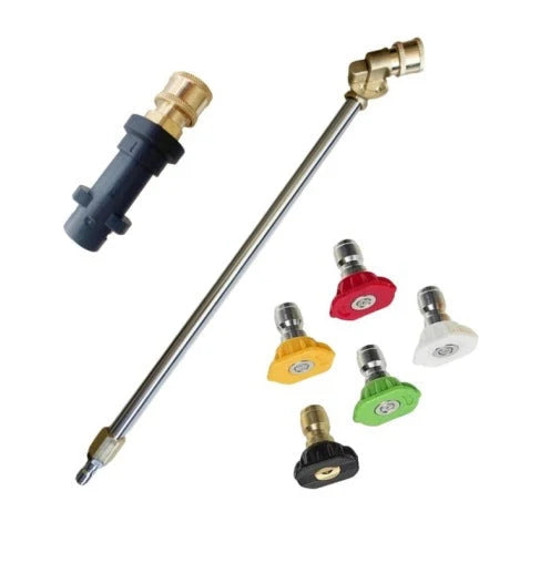 Telescopic Cleaning Pole Adjustable Brass & Stainless Steel