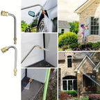 Telescopic Cleaning Pole Adjustable Brass & Stainless Steel